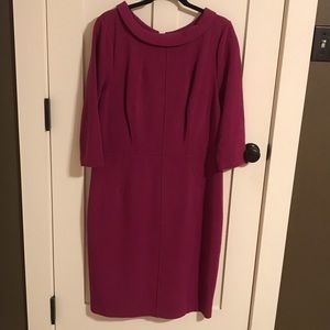 Boden Marisa Ottoman Dress in Purple